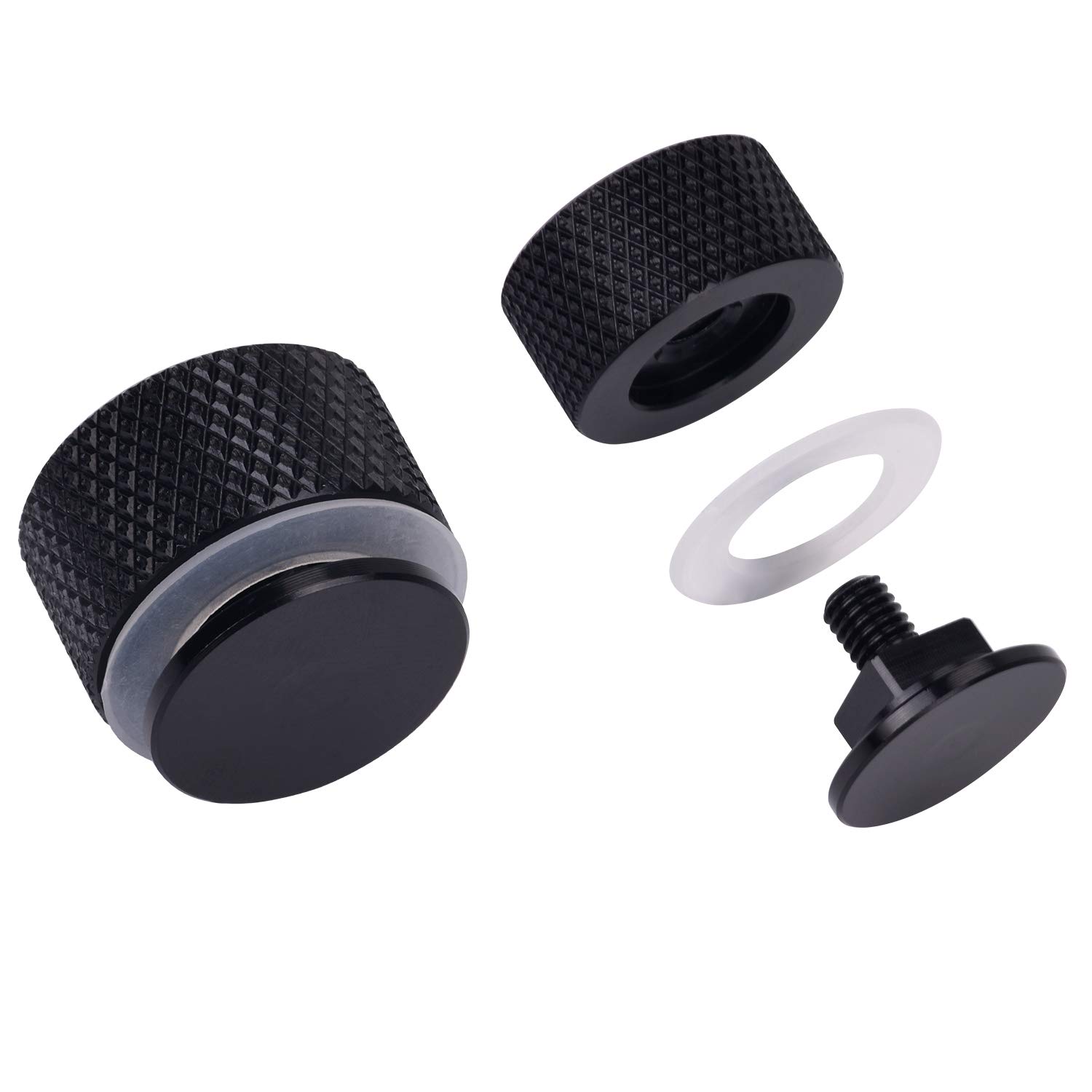 Newace Welding Helmet Pipeliner Headgear Replacement Parts Accessories for 3 M Screws Flip Hood Fasteners Aluminum (Black)