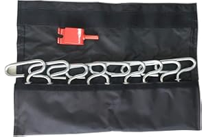 THUNDERBAY 6 or 9 Piece Ice Anchor Kit for Winter Outdoor Camping&Fishing