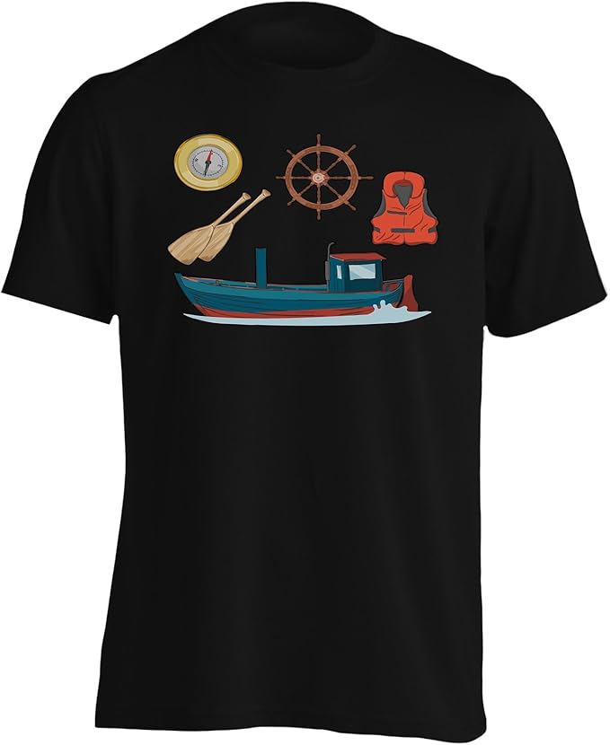 Ship Sea Fishing Boat Men's TShirt m938m Amazon.co.uk Clothing