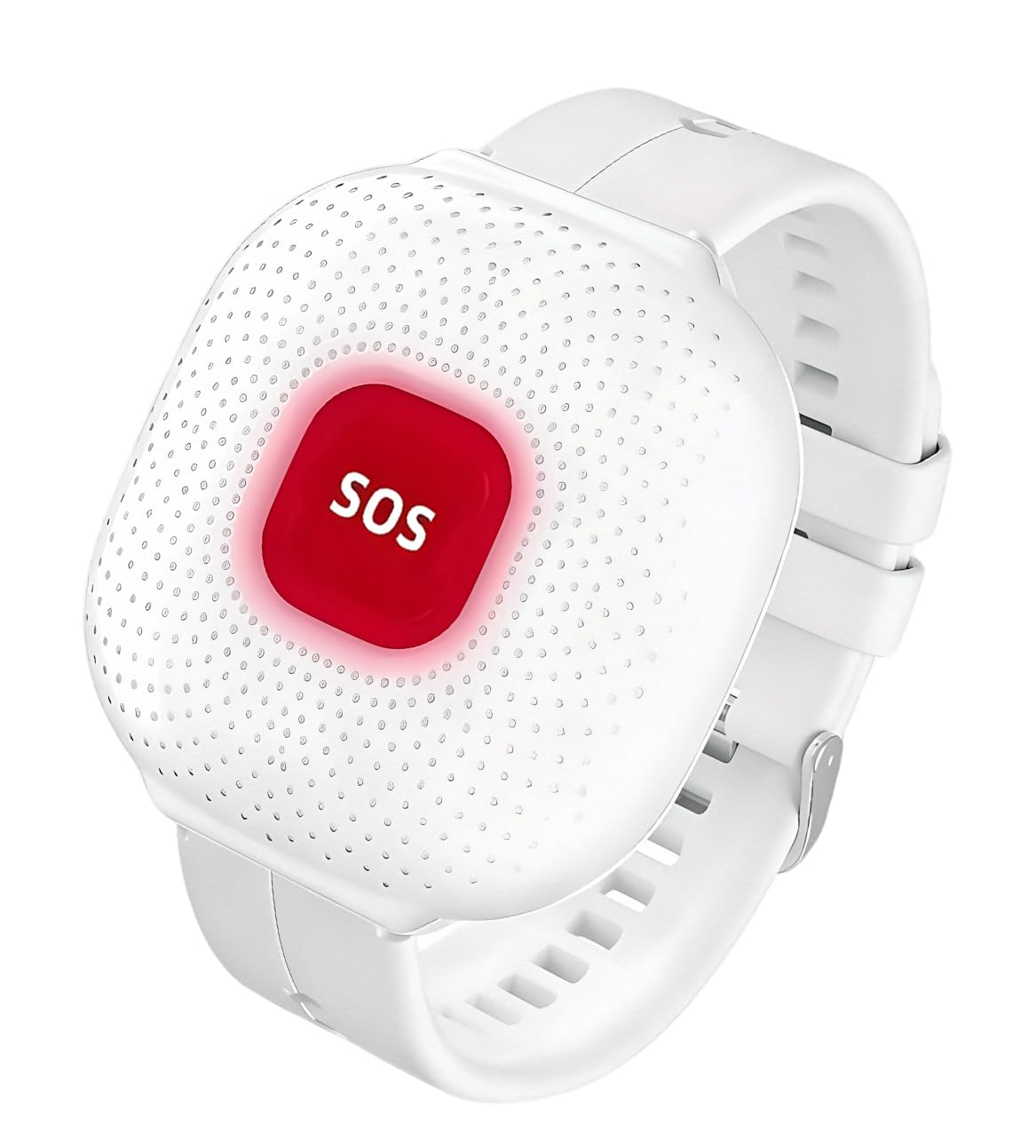 Caregiver Pager SOS Watch Pager Nurse Call Alert, Wireless Remote Control 433MHz Learning Code 100m Signal Range（Need to Be Paired with Receiver to Work） — image 1