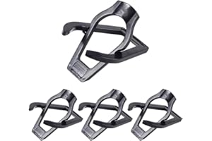 MENGQILINYU Foldable Pipe Stand 4 Pack – Black Plastic Tobacco Pipe Holder Rack, Lightweight & Portable Pipe Rest for Display or Storage