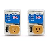 [ETL Listed] BSEED Electronic Surge Protector for Home Appliance,Voltage Protector Suit for Refrigerators and Freezers, Voltage Brownout Outlet 120V 15A,1800Watts(2 Pack)