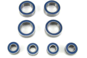 TRB RC Axle Carrier Bearings 4x8x3mm - 8x12x3.5mm BLU for Traxxas 1/16 E-REVO, Rally