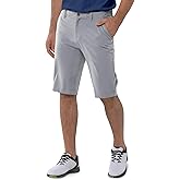 33,000ft Men's Golf Shorts Dry Fit, Lightweight Quick Dry Golf Stretch Shorts with Pockets 11" Inseam for Travel Casual
