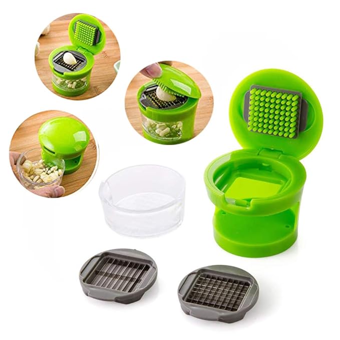UKE Cocina Prensa De Ajo, Ajo Máquina De Cortar Y Dicer con ...