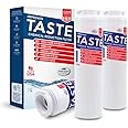 Clear Choice Taste Filter Replacement for Whirlpool UKF8001 WF50 Filter Compatible with EDR4RXD1 EFF-6013A FILTER4A FILTER4 Refrigerator Water Filter, NSF/ANSI 42, Box of 3, Made in the USA