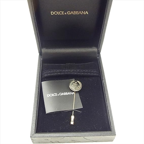 Amazon Co Jp ドルチェ ガッバーナ ｄｏｌｃｅ ｇａｂｂａｎａ ピンブローチ ネクタイピン レディース メンズ 可 中古 T4 服 ファッション小物