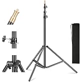 Godox Light Stand 240CM/94 in Photography Light Stand Tripod | with 1/4&rdquo; Universal Screw Carry Bag Portable for Photography Studio Portrait Shooting