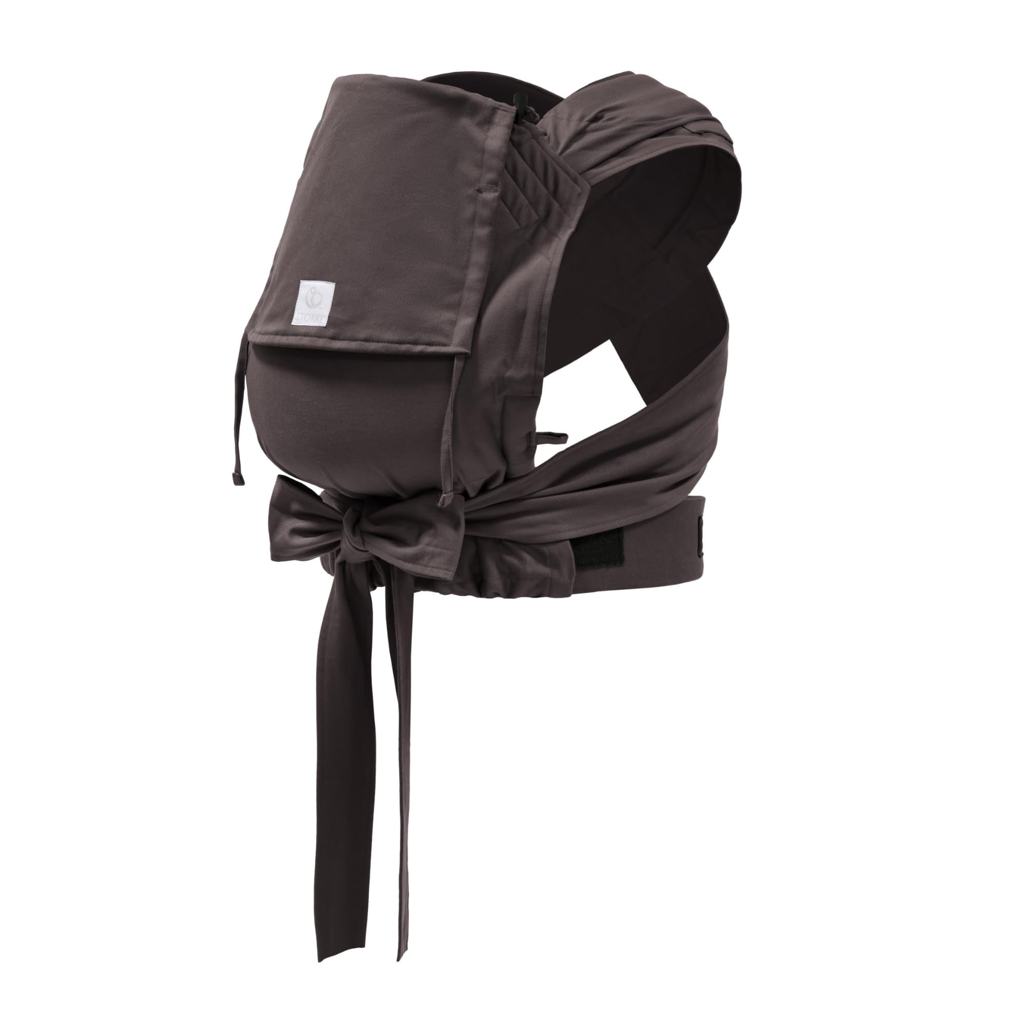 Stokke Limas Carrier, Espresso Brown - 2023 Version (OCS) - Newborn Half-Buckle Baby Carrier - Three Carrying Options - Safe from Birth & Up to 15 kg (33 lbs)