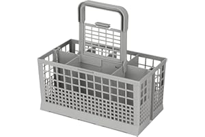 Universal Multipurpose Dishwasher Basket - Cutlery Replacement Storage Box with Handle (240 X 135 X 123mm)