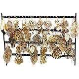 Yantu Wholesale Jewelry Lots 12pairs Mixed Style Gold Plated Stud Hoop Dangle Earrings