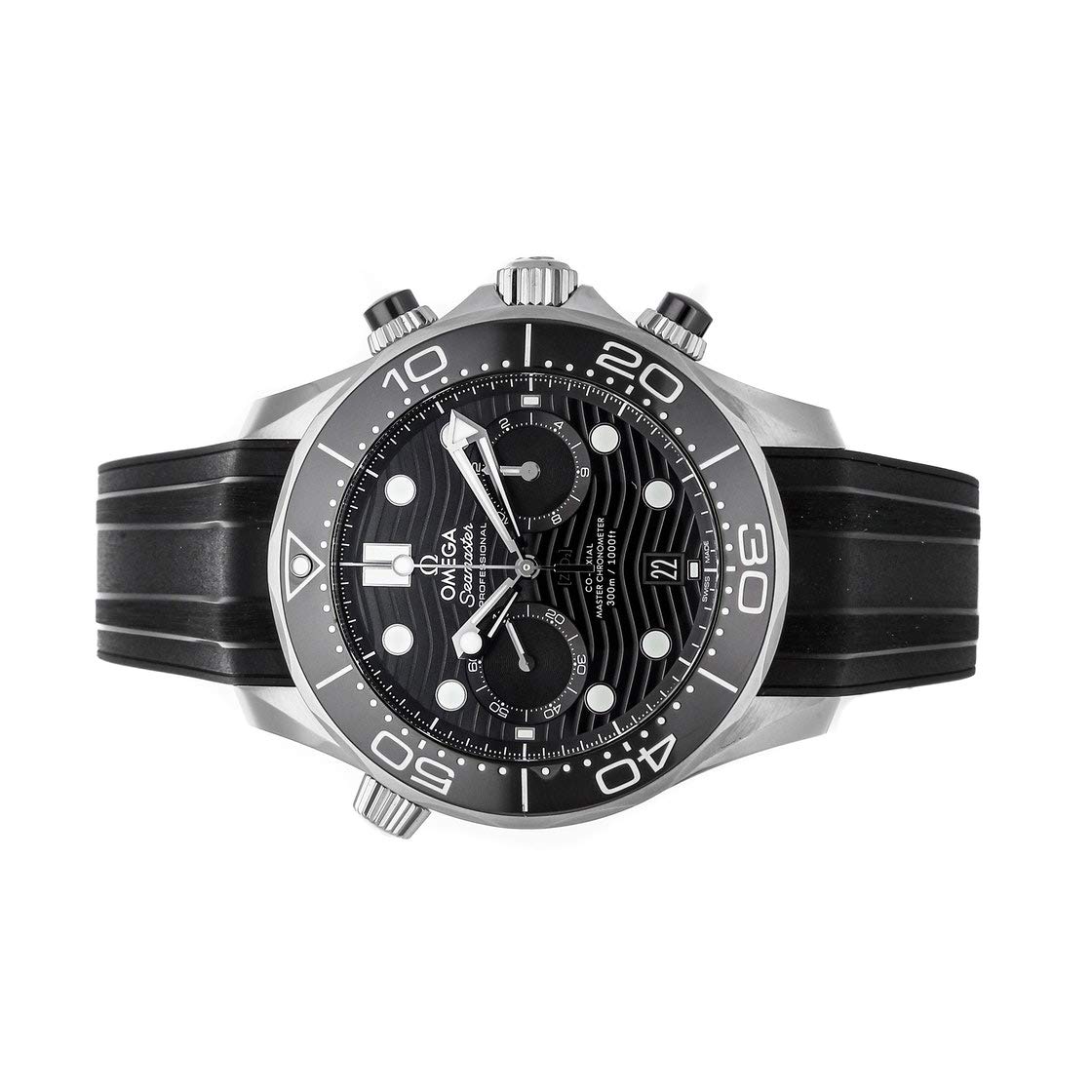 Omega Seamaster 300 Master Co-Axial Chronograph Automatic Chronometer Black Dial Watch 210.32.44.51.01.001