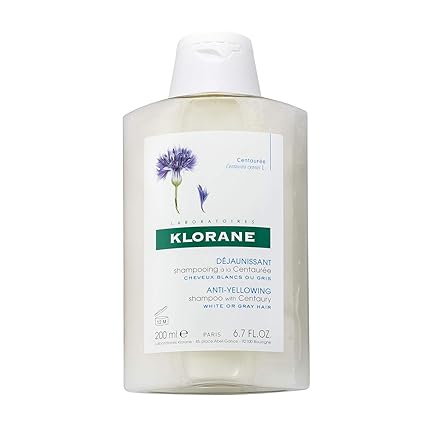 Amazon Com Klorane Anti Yellowing Shampoo With Centaury For