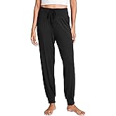 GYS Bamboo Viscose Women's Pajama Bottoms High Waist Pajama Pants with Drawstring