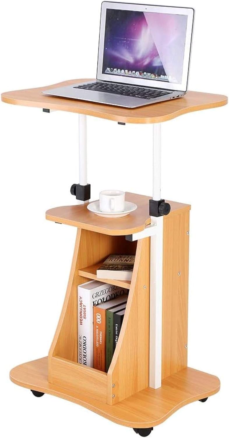 gengxinxin - Mesa de ordenador con rouleta ajustable para ordenador