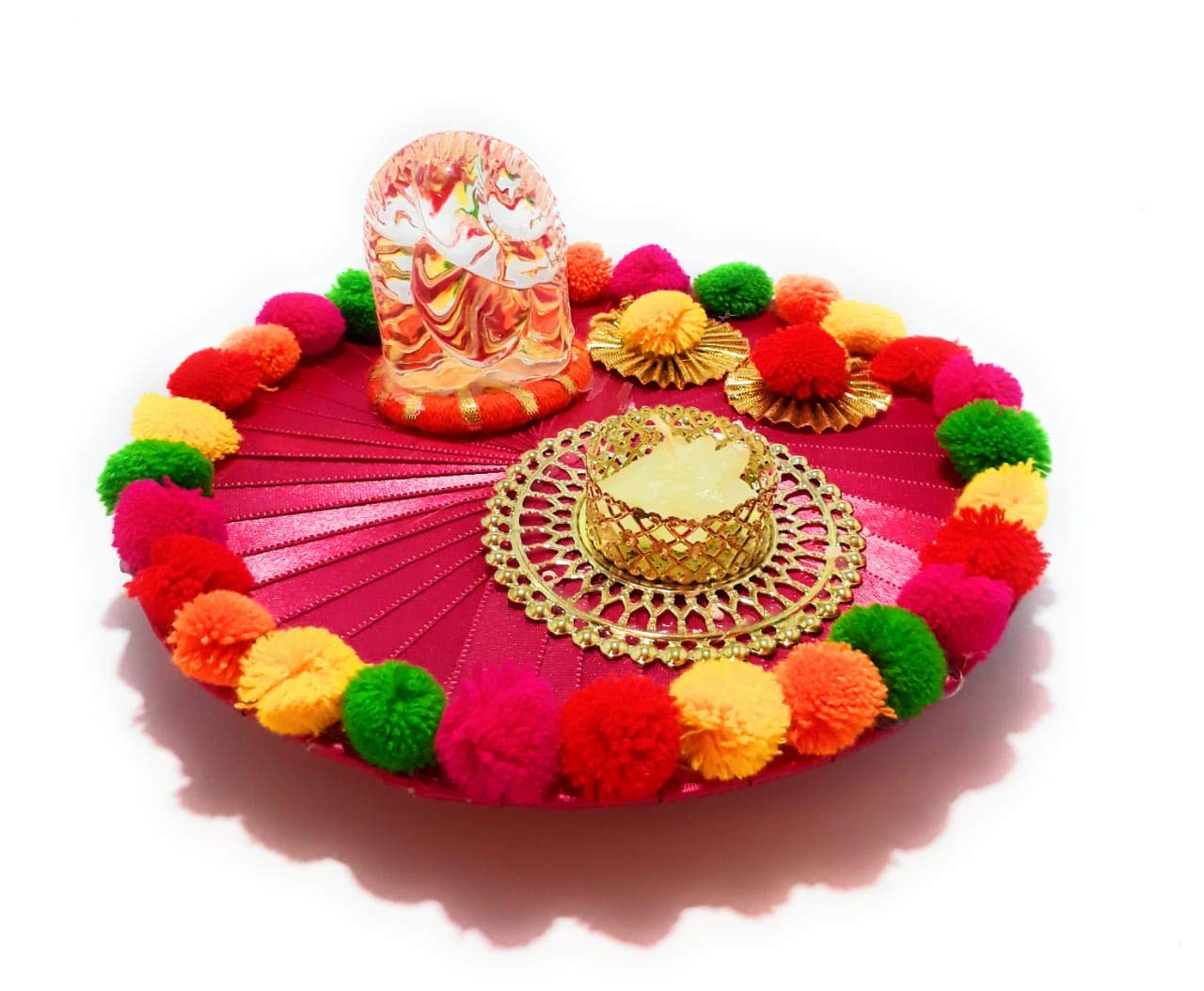 Buy Smart Creations Handmade Decorative Diwali Puja Thali Festival