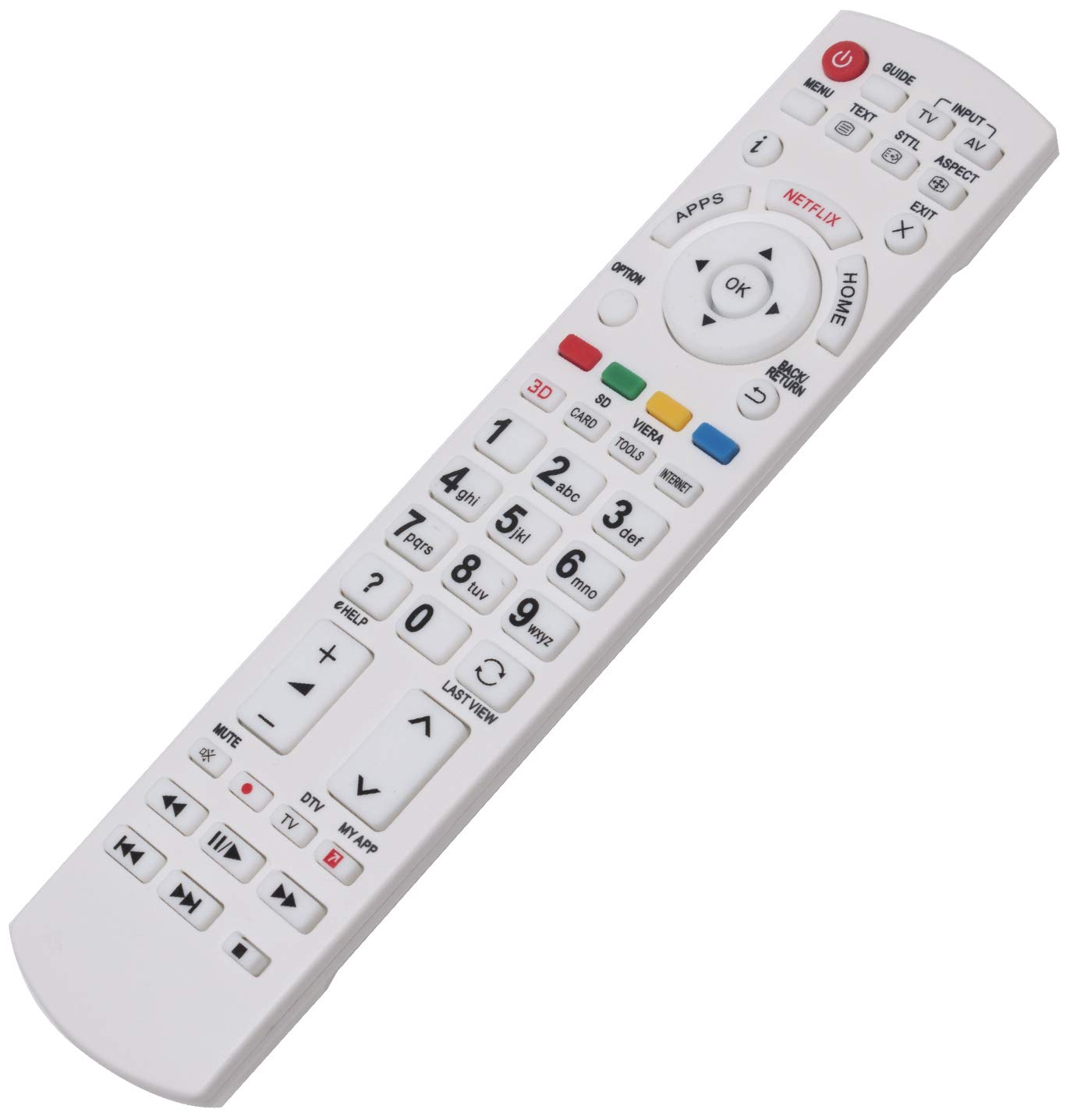 ALLIMITY N2QAYB001009 N2QAYB000842 Remote Control Replaced for Panasonic Viera TV TX-40DXW604 TX-40DS500E TX-40DX603E TX-49DXW604 TX-49DS500E TX-49DX603E TX-55DX600E TX-55CS520E TX-55DS503E