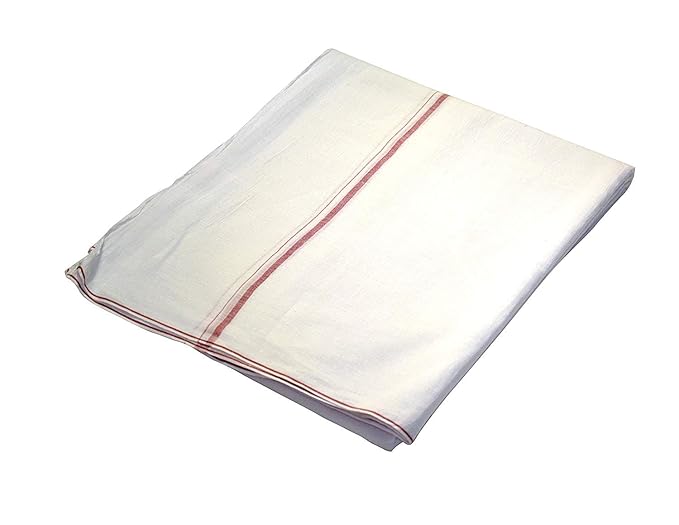 Men's Cotton Dhoti (White, 4.5 m)