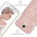 Galaxy S4 Case, Samsung Galaxy S4 Case, BENTOBEN Shockproof Glitter Luxury Shiny Bling Hard PC Case Slim Fit Sparkly Protective Phone Case Cover for Samsung Galaxy S4 for Girls & Women, Rose Gold