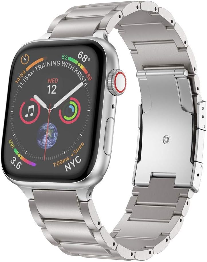 Titanium Alloy Watch Band Replacement Wrist Strap Bracelet For Apple Watch Series 4 3 2 1 40mm 38mm