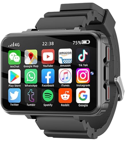 【NikeLANCE4TITANIUMWatch】WA0020WG88-0010 Amazon.com: mingwear 4G Smartwatch with Built-in GPS and