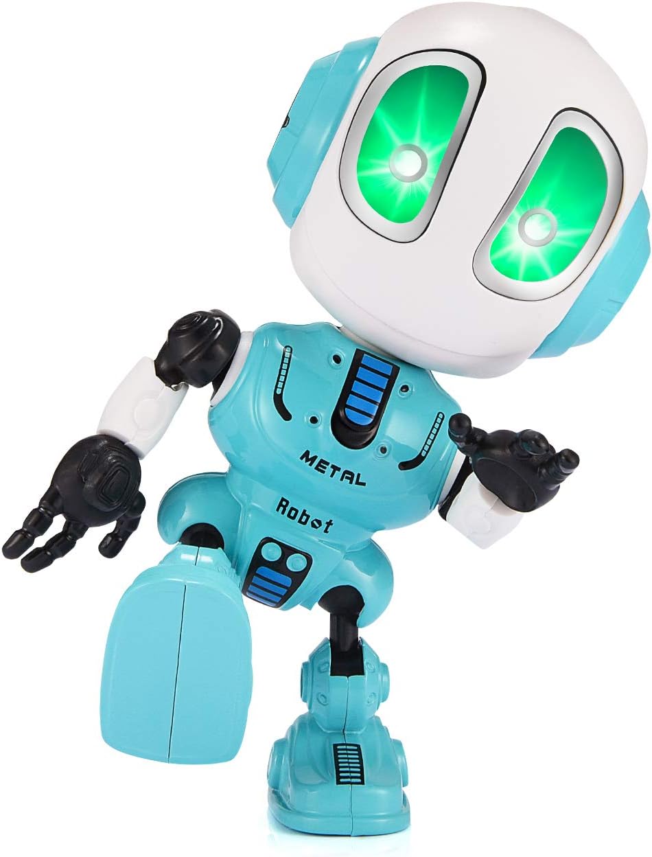SOKY Fun Gifts for 3-8 Year Old Boys, Talking Robot Toy for Kids Games for 3-9 Year Old Boys Kids Toys for 3-8 Year Old Boys Birthday Presents for 3-8 Year Old Boys Toy Sale Super Hero Toys Blue SRB3