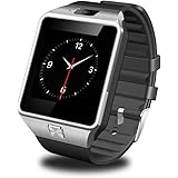 GSTEK Bluetooth Smartwatch 1.56 Inch Touch Screen Smart Watch Supports SIM Card & TF with Pedometer Camera for Android Smartphones