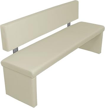 Homexperts Sitzbank Charisse Kuchenbank 160 Cm Breit Mit Ruckenlehne In Beige Moderne Gepolsterte Bank Mit Lehne Kunstleder Bank Beige Masse Inkl Lehne B 160 X H 54 X T 83 Cm Amazon De Kuche