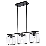 MELUCEE 3 Lights Dining Room Light Fixtures Over
