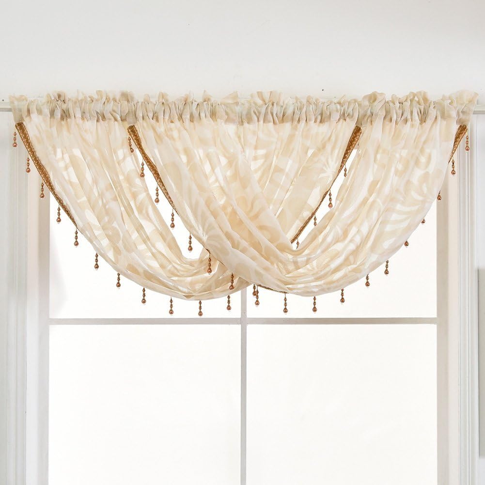 Best waterfall valances for living room