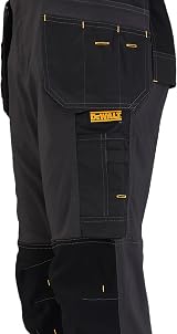 DEWALT Bainbridge Men's Pro-Stretch Work Trousers W32/L31 Black/Grey view 6