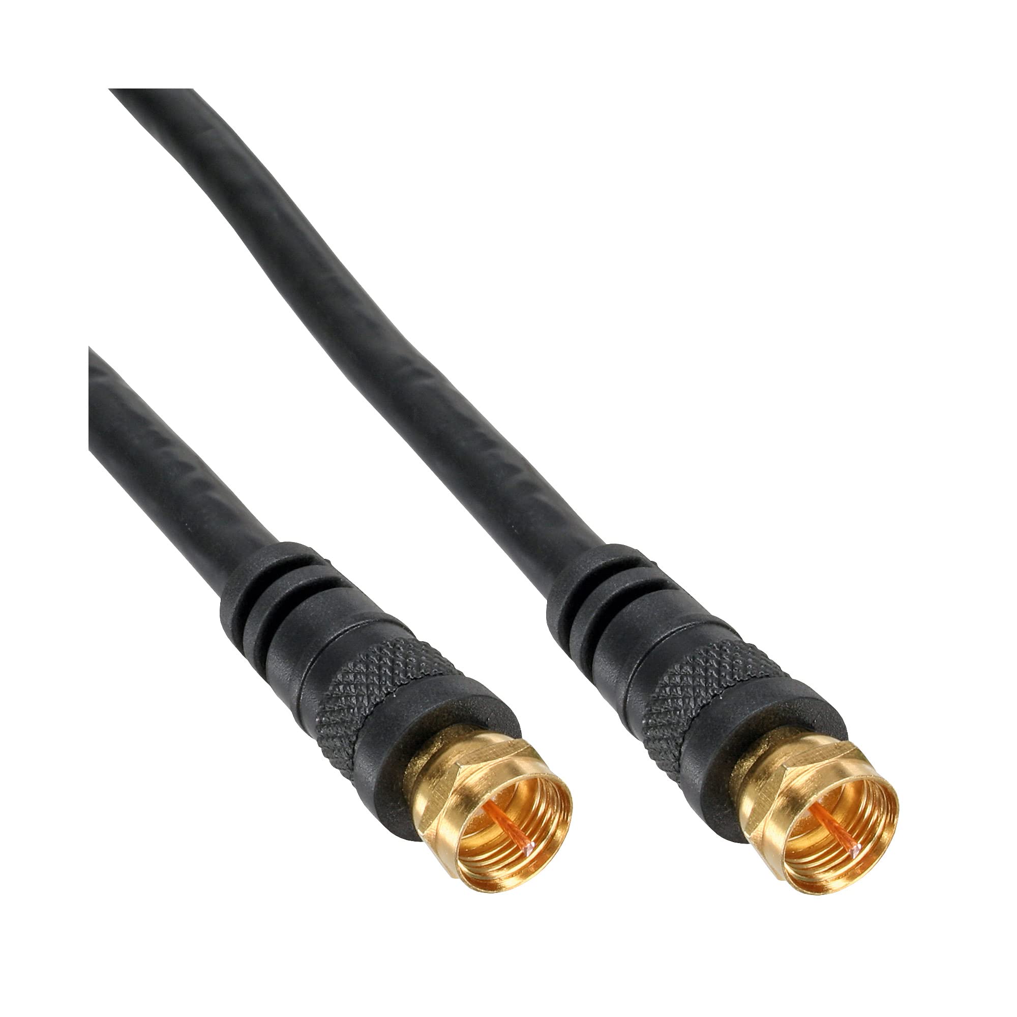 InLine® SAT Connection Cable 2 x Shielded / 2 x F-Connectors >85 dB 15 m Black