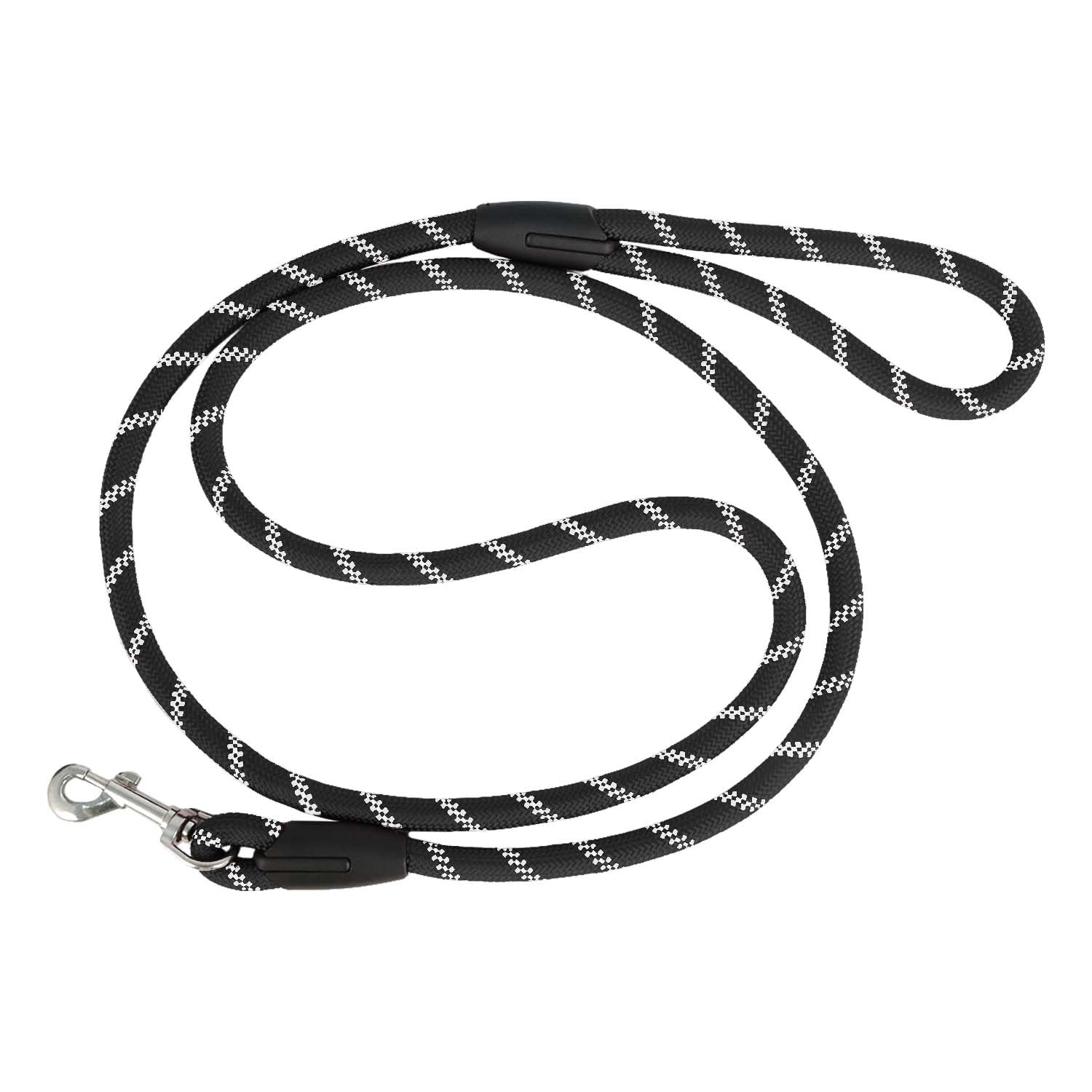 Aitodos® 1.8m Reflective Rope Dog Lead, Anti-Pull Dog Leash, Suitable for Training or Walking, Suit for Extra Large, Medium, Small Dogs, Diameter of Dog Leads 1.2cm, Black