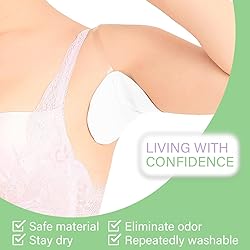 FERCAISH Underarm Sweat Pads - 1 Pairs Reusable