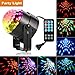 Party Lights, YiYiBa Disco Ball DJ Lights RGB Stage Lighting Strobe LED 7 Color Changing Sound Activated Magic Ball Projector Effect Strobe Lights with Remote Control For Dj Club Bedroom Kids Birthday