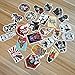 Stickers 25 Pcs Cartoon Stickers PVC Waterproof Sunlight-Proof DIY Ideals for Cars Motorbikes Skateboard Spinner Luggages Laptops Stickers