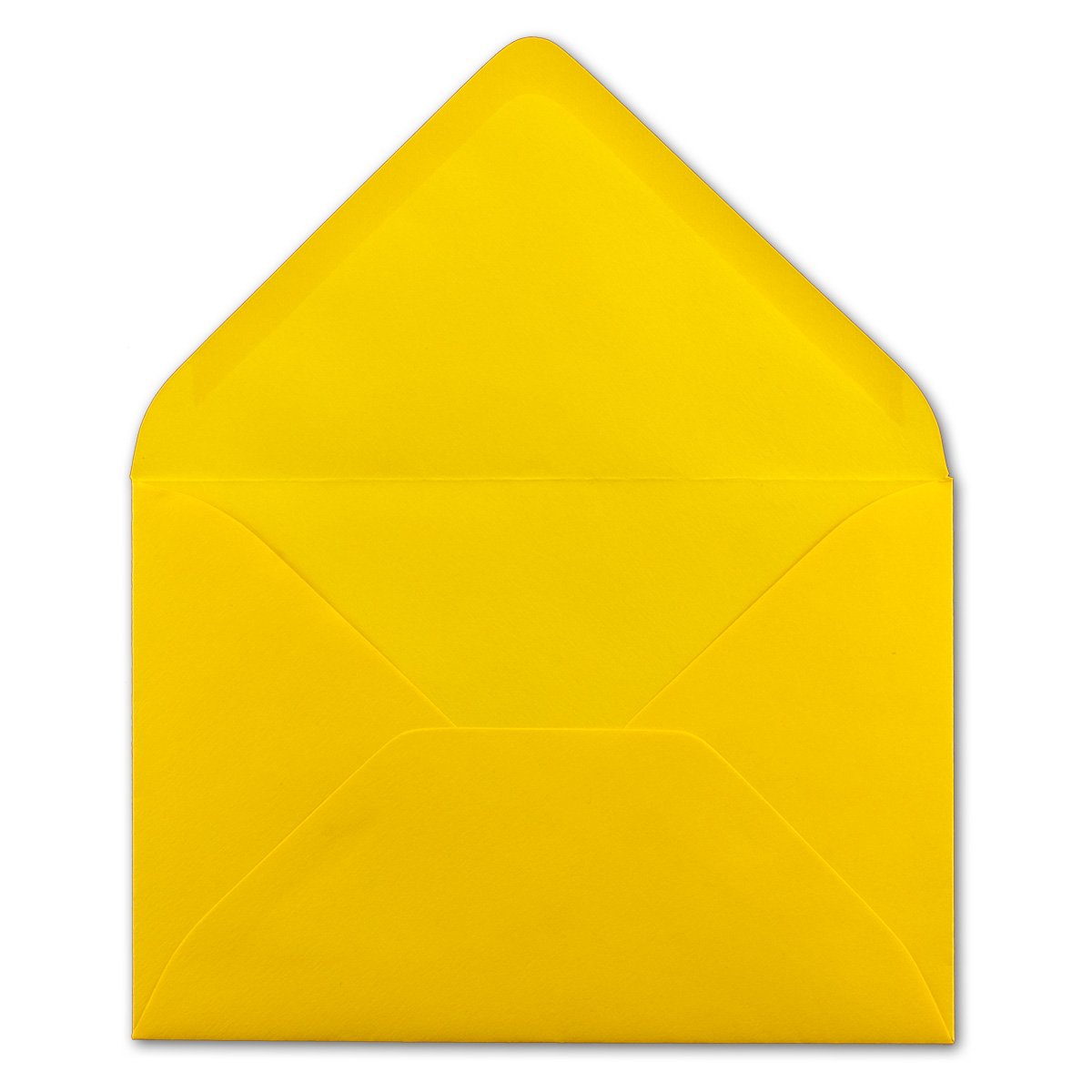 Honey Yellow Envelopes DIN C6 114 x 162 mm 120 g/m² Nassklebung Letter Envelopes Without Window for Invitations & Messages from Your Glüxx Agent