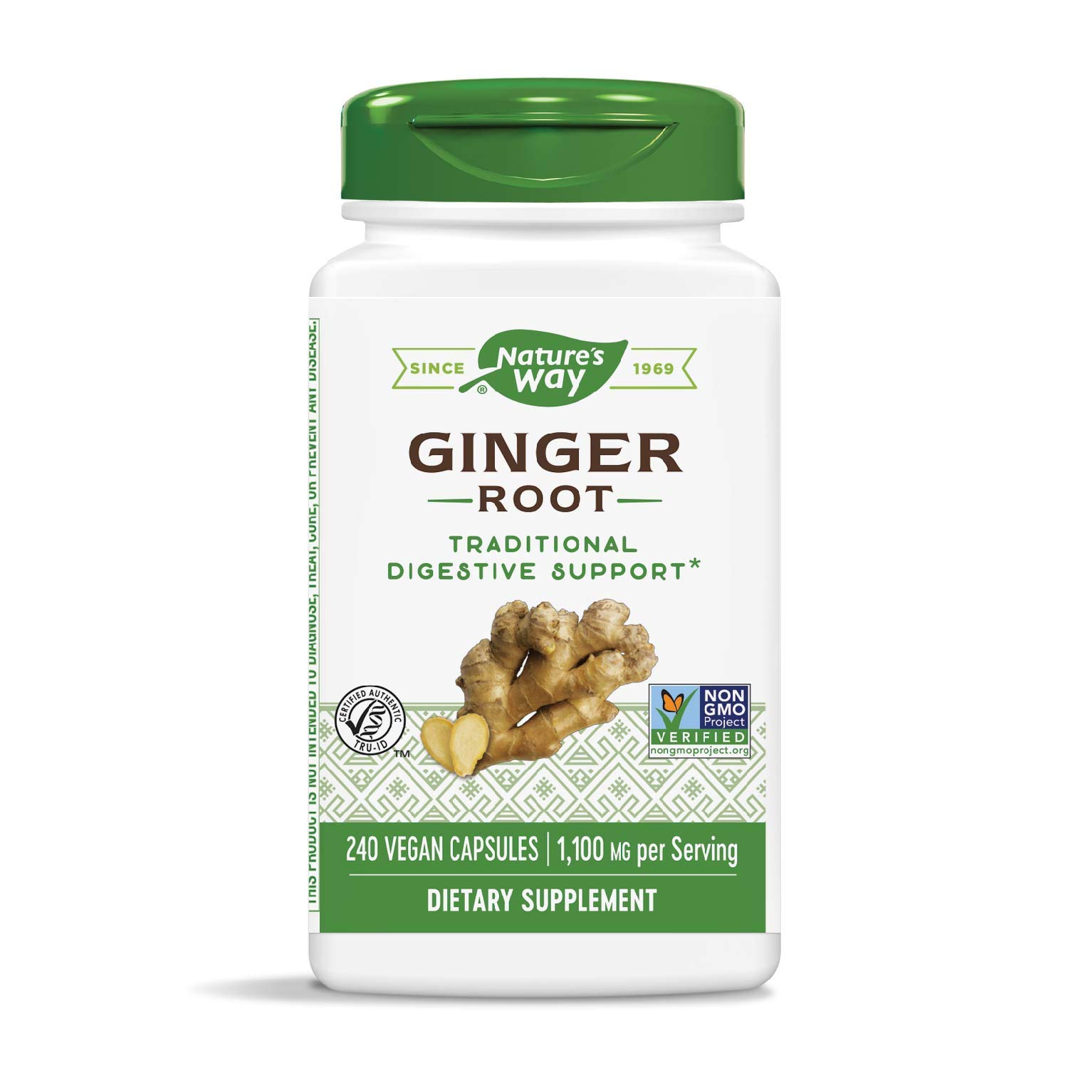 Nature's Way Premium Herbal Ginger Root, 1,100 mg per serving, 240
