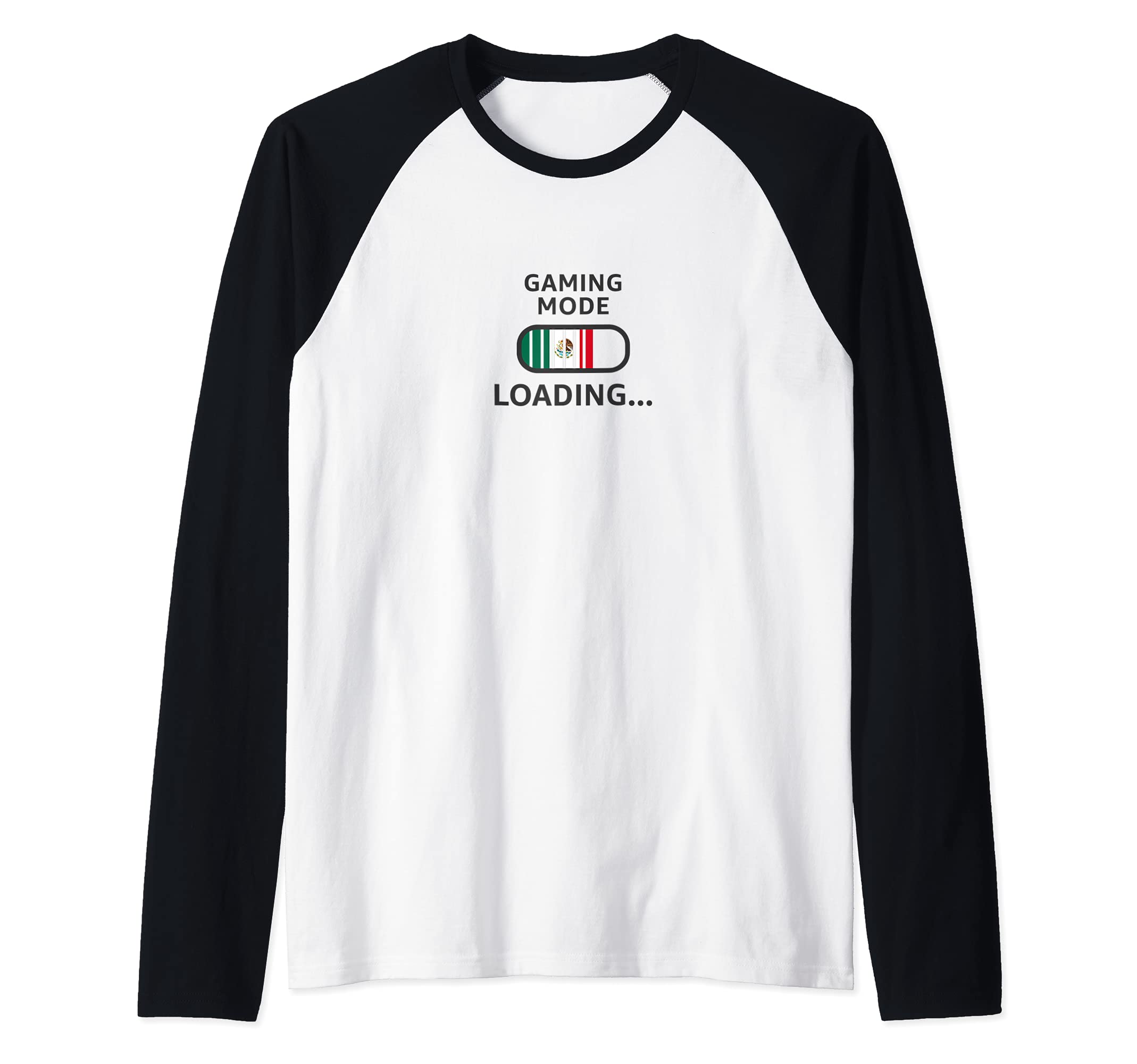Flag Mexico Raglan Baseball Tee