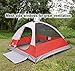 ALPHA CAMP 2-Person Camping Dome Tent with Carry Bag, Lightweight Waterproof Portable Backpacking Tent for Outdoor Camping/Hiking