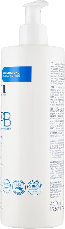Xerolact Balsamo PB Viso e Corpo, Relipidante, Antirritazioni, Indicato per Neonati, Bambini e Adulti, per le Pelli con Tendenza Atopica, Confezione da 400 ml