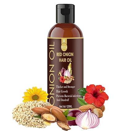 Ruza Onion Hair Oil for Hair Growth,Hair Fall Control Hair Oil For Women & Men-120ml