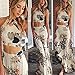 Sunfei Sexy Women Summer Halterneck Maxi Long Dress (S)