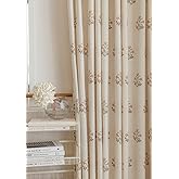 DrapePalette - Linen Blend Pinch Pleated Curtains for Living Room, Bedroom, Dining Room - Light Filtering Curtains 2 Panels S