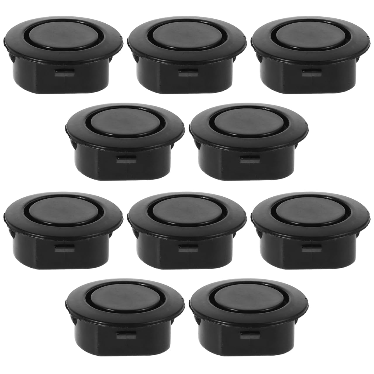 Photo 1 of Homoyoyo 10pcs Car Rear Bumper Radar Hole Cover Plastic Plugs for Round Holes Niversal Car Silicone Plastic Plug Bumper Protection Fit for Trucks and Durable Exterior Accessory