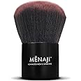 MENAJI Deluxe Kabuki Brush | Professional Quality Synthetic Brush Hair | For High-Definition Face Powder | Skin-Friendly and All-Occasion Kabuki Brush for Men