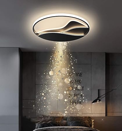 Syxbb Lampe Modern Runde Led Deckenleuchte Schlafzimmerlampe Kreative Ringe Design Deckenlampe Eisen Kieselgel Fur Wohnzimmer Schlafzimmer Studio Kinderzimmer Beleuchtung Schwarz O40cm Neutral Light Amazon De Kuche Haushalt
