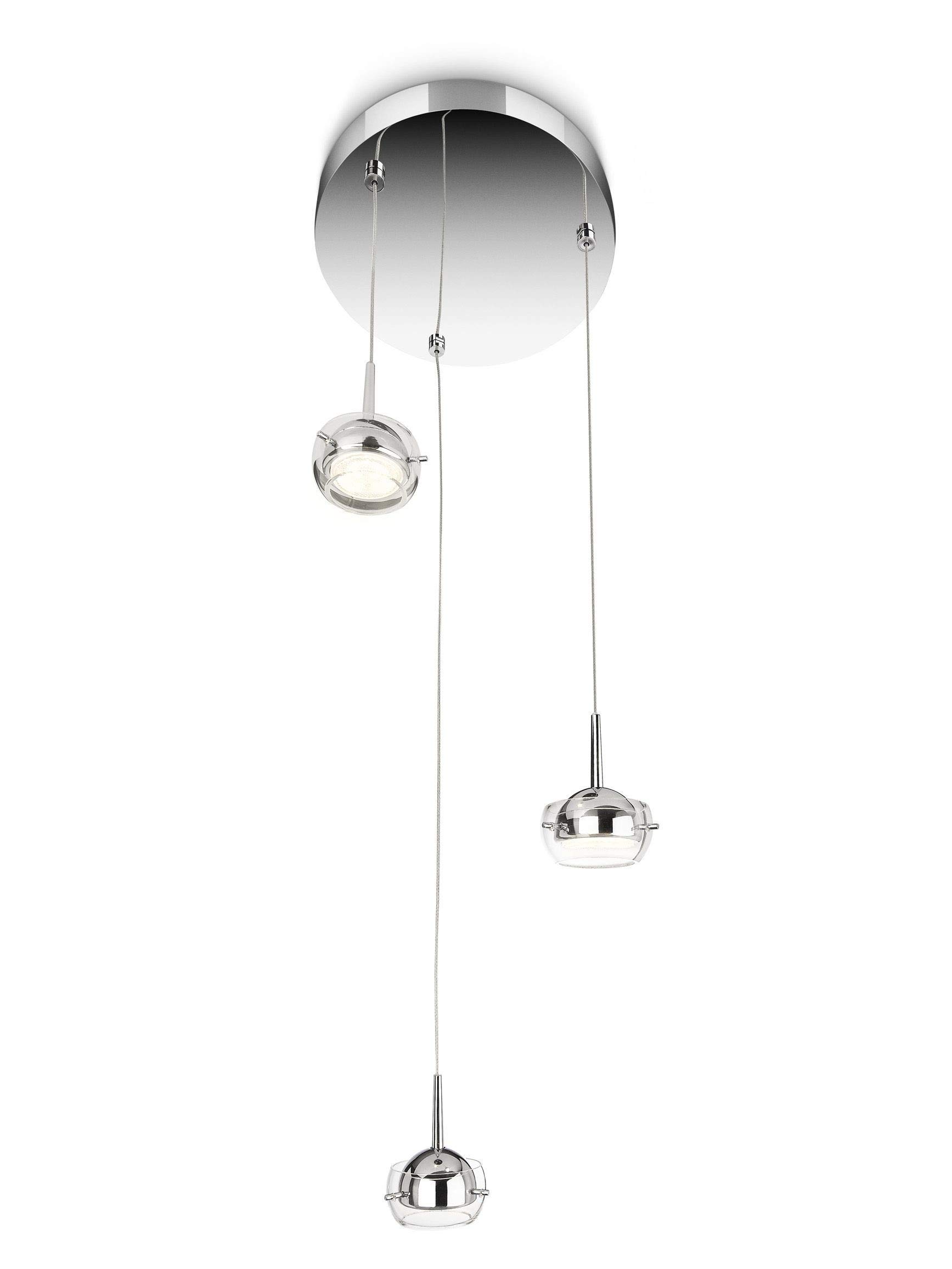 Philips myLiving Cypress LED Pendant Light (3 x 4 W Integrated LED) - Chrome