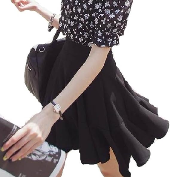 Amazon シフォン マーメイド フレアスカート ボリューム フリル フェミニン 通勤 通学 オフィスカジュアル Xl スカート 通販