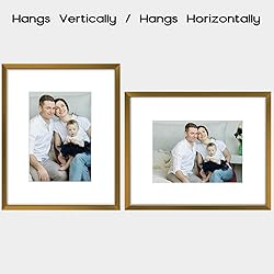 Frametory, 8x10 Aluminum Frames with Mats for 5x7